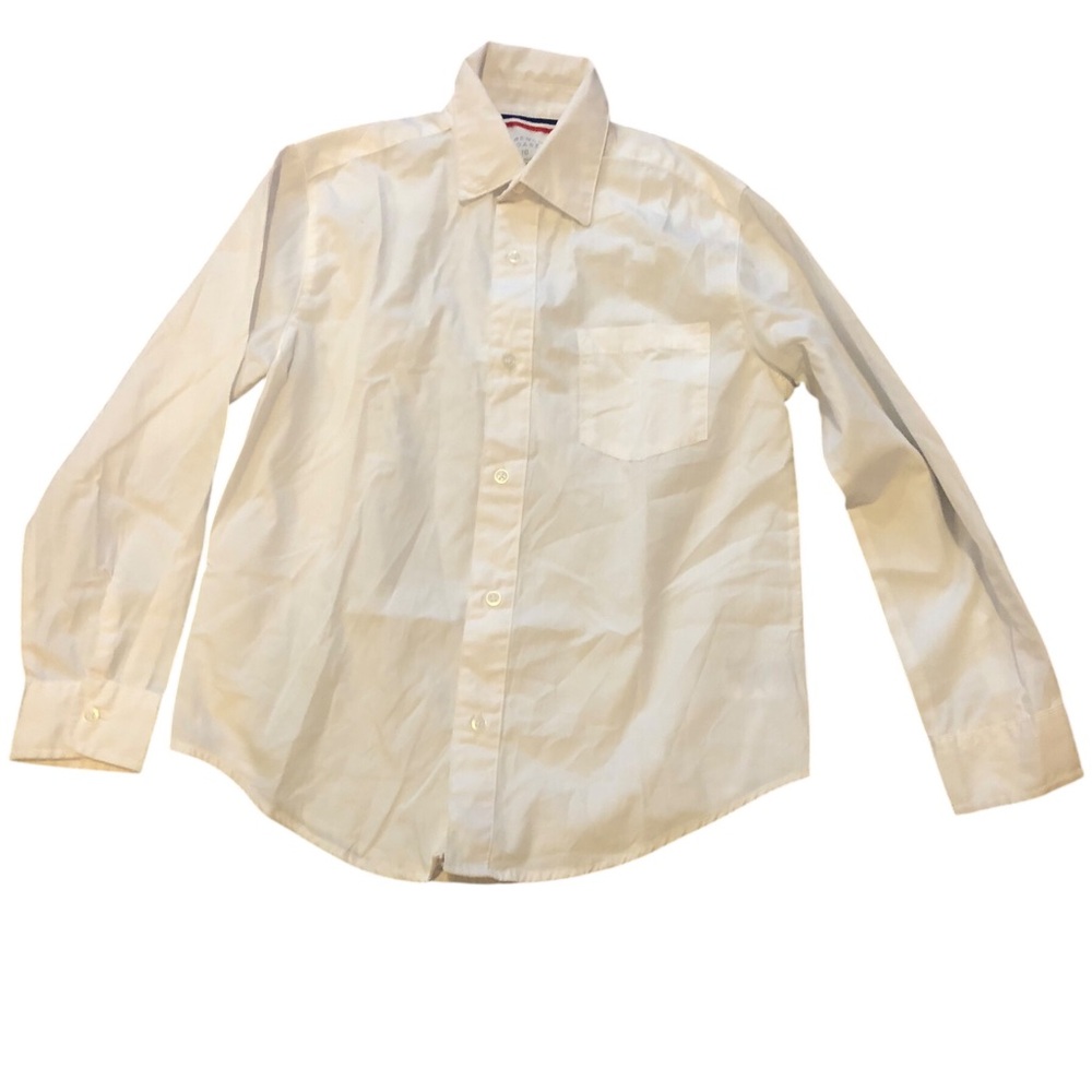 French Toast Size 10 Boy’s Button Up Long Sleeve Dress Shirt